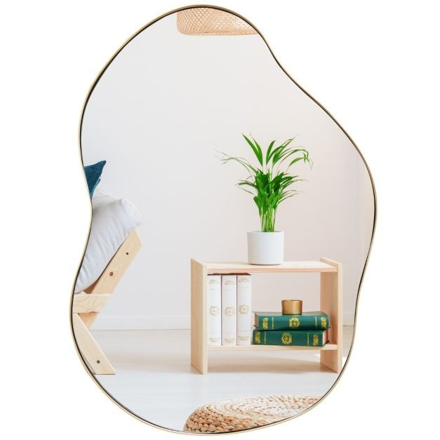 Coast Asymmetrischer Wandspiegel - 78 x 56 cm - Gold
