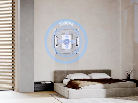 Ecovacs Winbot W2 Pro Omni Fensterreinigungsroboter – Fortschrittliche Navigation – Selbstreinigend – Weiß