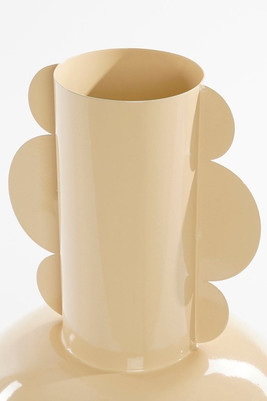 Mica Decorations Boyd Vase - H36 x Ø25 cm - Metall - Beige