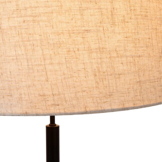 Lucide MAYA – Stehlampe – Ø 45 cm – 1xE27 – Beige – Japandi
