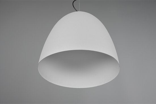 Reality – LED-Hängeleuchte – Hängeleuchte – E27-Fassung – 1-flammig – Rund – Grau – Aluminium