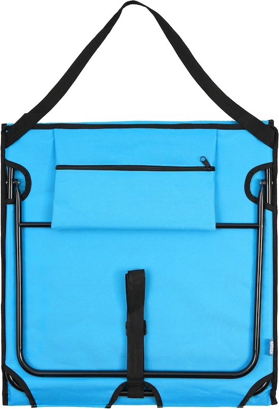 Feel Furniture - Hippe Strandliege mit Tragetasche - Blau
