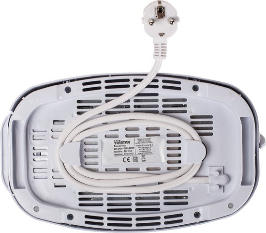 Tristar Toaster BR-1013 – 800 W – 6 Bräunungsstufen – 2 Toastschlitze für 2 Scheiben Brot – Weiß