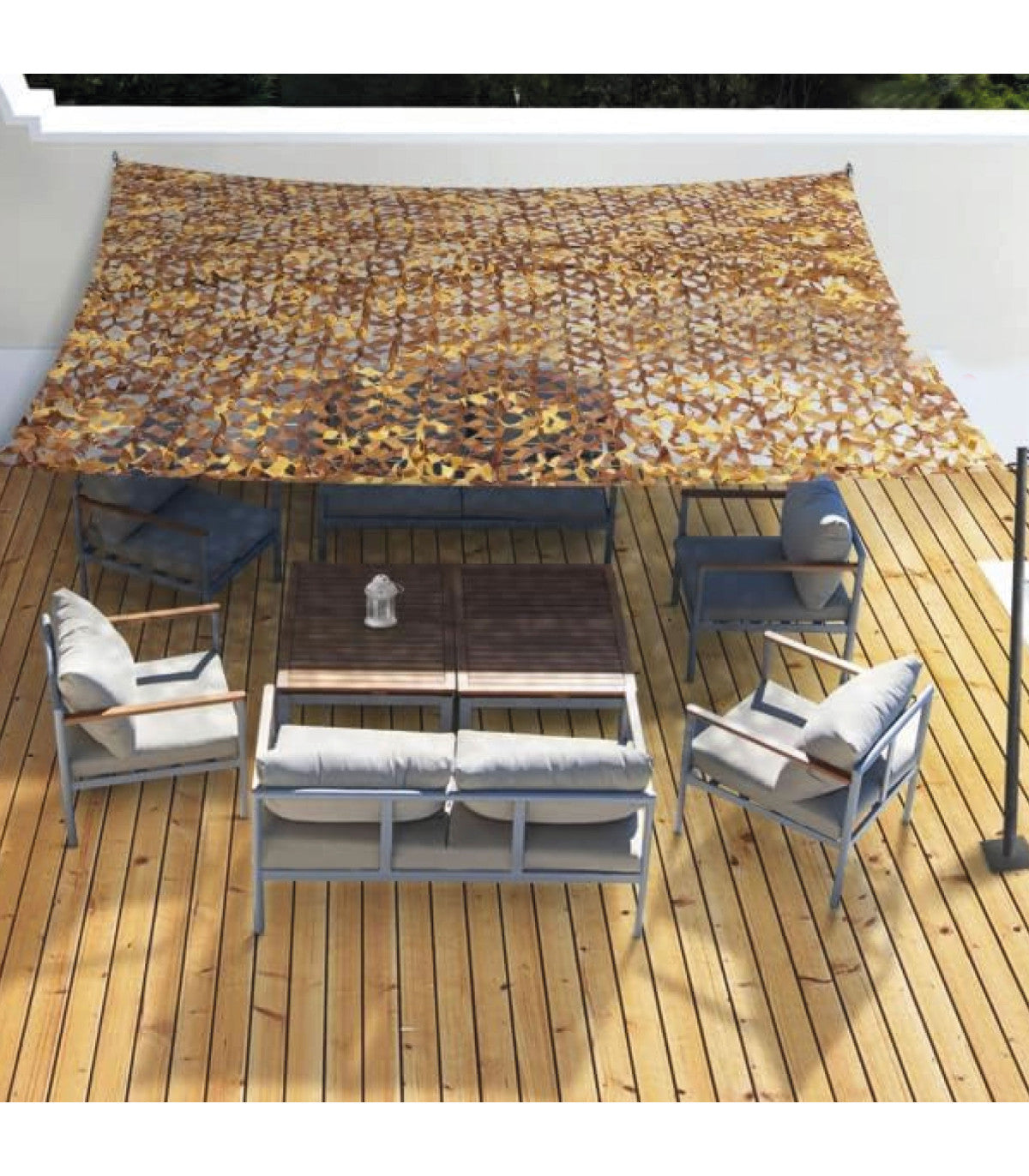 Sonnenschutzvlies aus Polyester – Beige – 200 x 300 cm