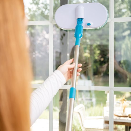 Mediashop Hurricane Floating Mop elektrischer Wischmopp – wiederaufladbarer Bodenwischer zum Wischen, Schrubben und Polieren – mit 2 × 3 Mikrofaser-Pads – Mail-Order-Edition