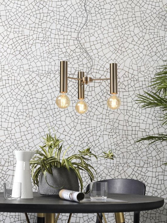 RoMi - Cannes - Kronleuchter 3-armig - Gold