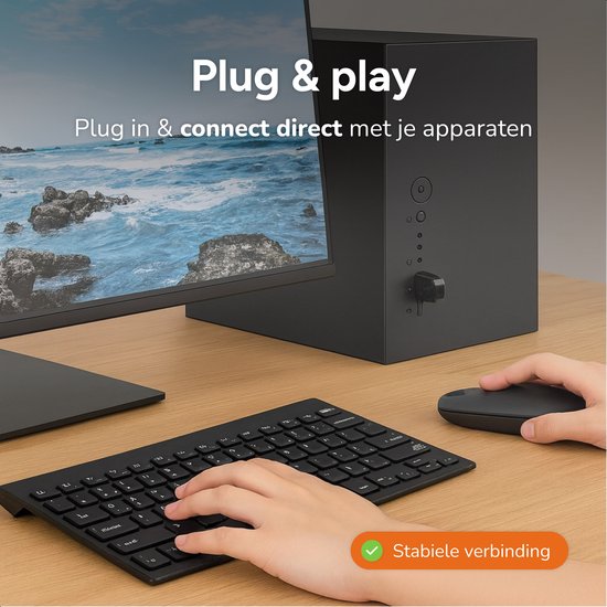 Skoov Bluetooth Adapter für USB - Laptop & PC - Für Maus, Kopfhörer, Tastatur, Lautsprecher etc - Dongle - Stick - Stecker - Sender - Empfänger - Zubehör