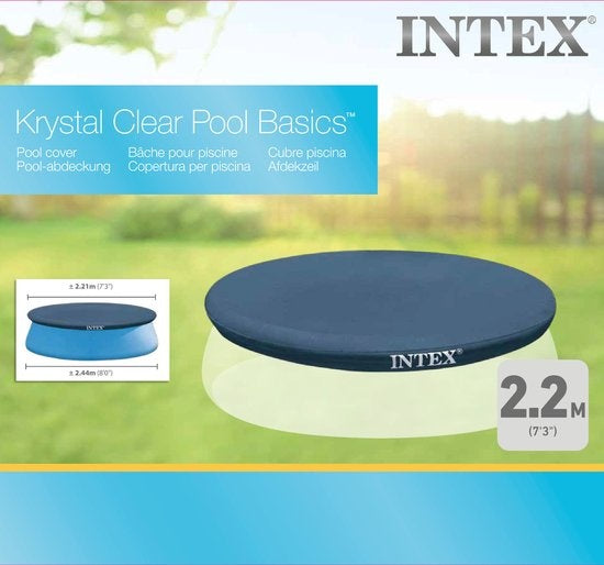 Intex Easy Set Poolabdeckung - Rund - Ã˜ 244 cm