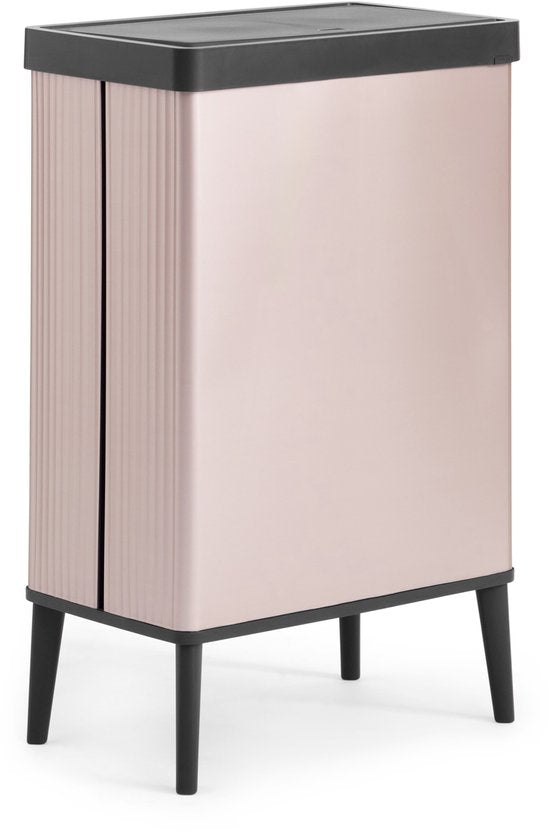 Curver Verto High – Mülleimer 54 l – Rosé – 44 x 27 x 69 cm
