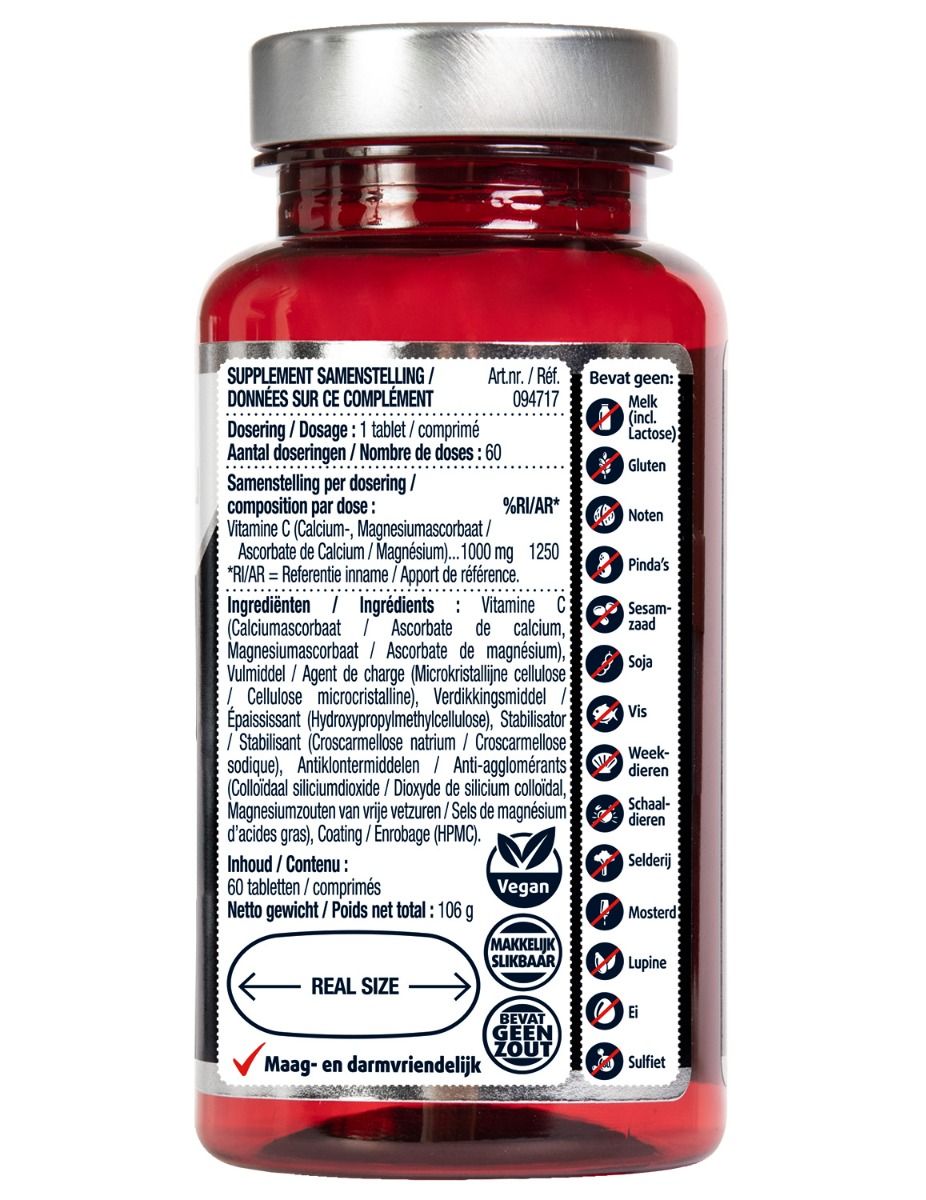 Lucovitaal gepuffertes Vitamin C 1000 mg - 60 Tabletten