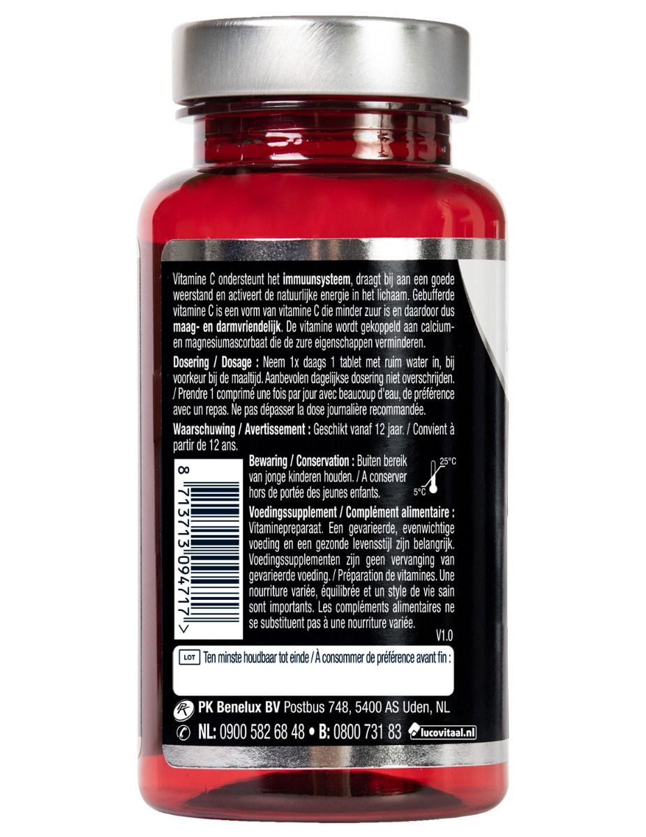 Lucovitaal gepuffertes Vitamin C 1000 mg - 60 Tabletten