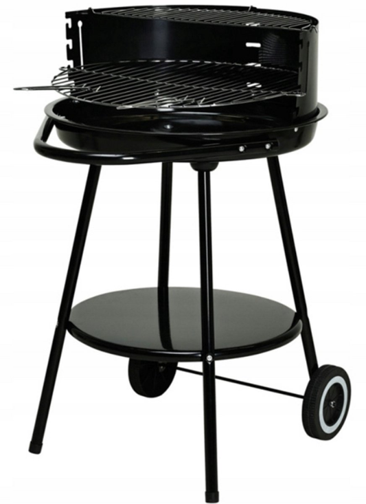 Koopman Grill - Zusammenklappbar - Mit Sockel - 51 x 82 cm - Schwarz