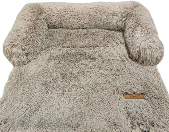 By Cee Cee Original Hundedeckenbank - Hundedeckenbank - Hundekorb - Premium - komplett mit Reißverschluss - Mocha - 102x90 - Größe L