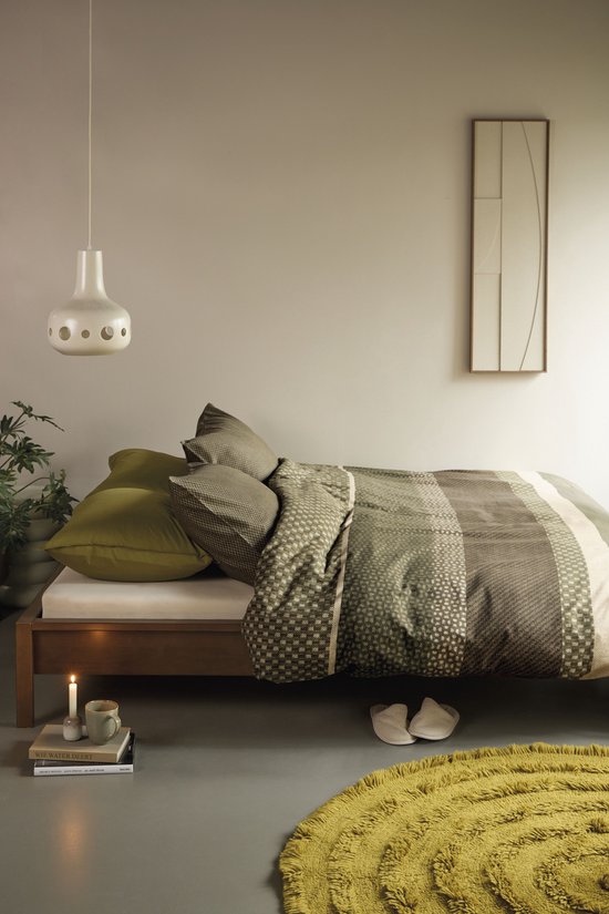 Beddinghouse Fera Bettbezug – Doppelbett – 200 x 200/220 cm – Grün