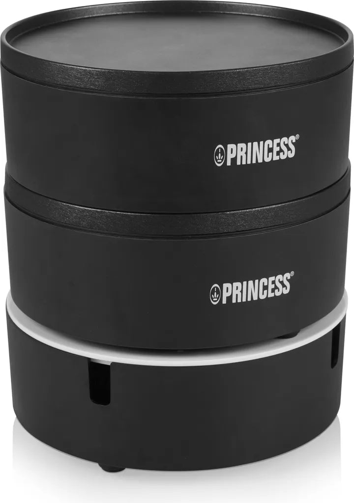 Princess Dinner Set You & Me – Tischgrill für 2 Personen – 600 W – mit Servierteller