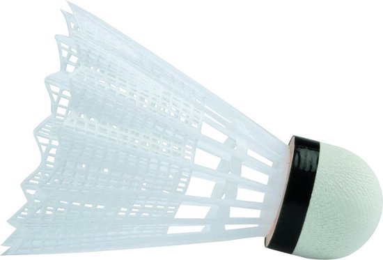 Donnay Badminton Set - 2 Personen - Badmintonschläger - Schläger - Badmintonnetz - Inkl. Reisekoffer - Schwarz/Rot