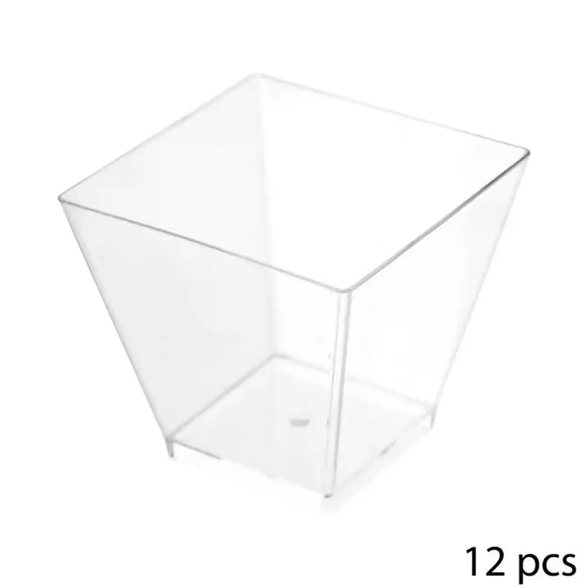 5five Cocktailgläser – 12 Stück – quadratisch – 6 cl – transparent