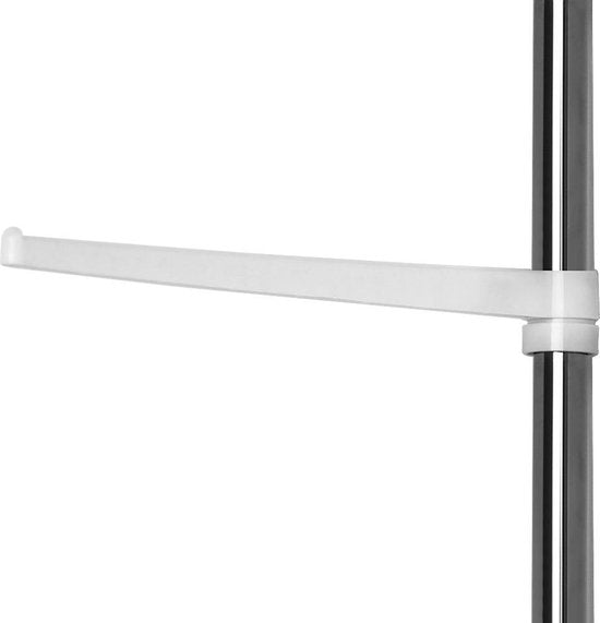 Teleskopische Chrom-Duschablage, verstellbar 155 - 320 cm mit zusätzlichem Handtuchhalter