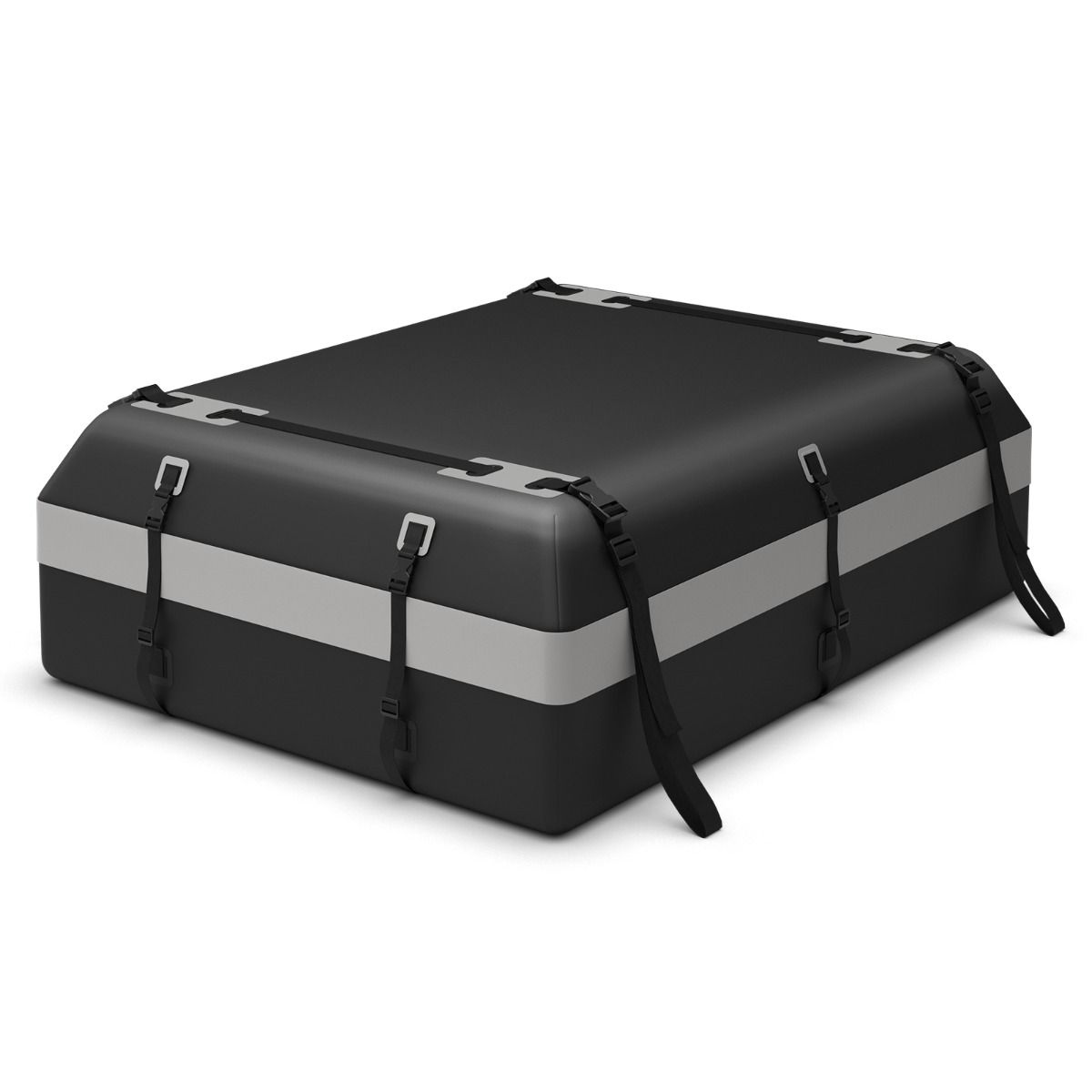 Coast Dachgepäcktasche für das Auto – wasserdichtes PVC – 595 Liter – grau und schwarz