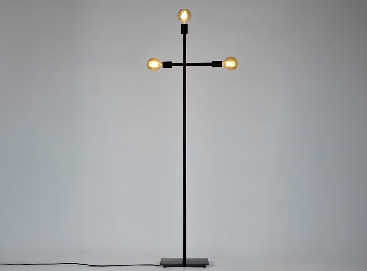 Serax Stehlampe – Industriedesign – 161 x 50 x 16 cm – Schwarz