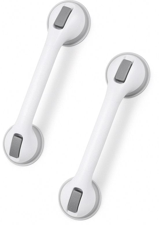 Luft - Haltegriff mit Saugnapf - für die Dusche - 2 Stück - Extra sicher & stark - 40cm