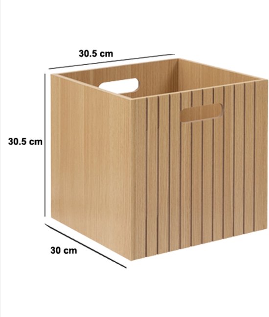 5Five Tasso Aufbewahrungskorb – 31 x 30 x 31 cm – Beige