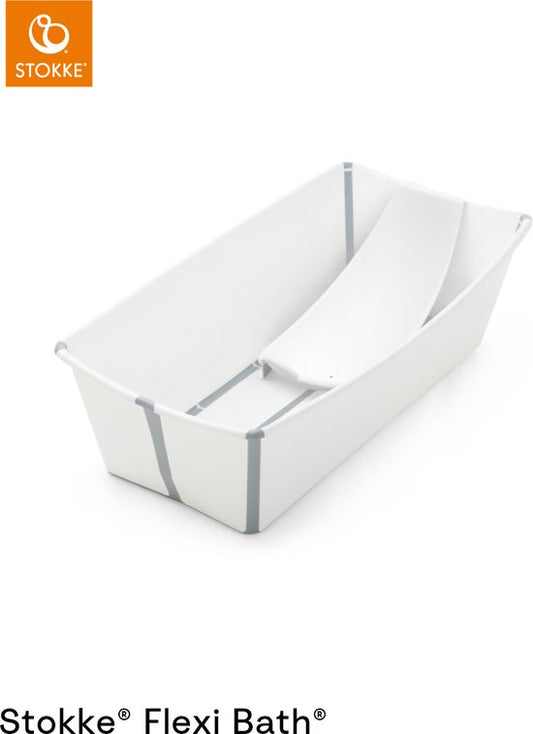 Stokke® Flexi Bath® X-Large-Set – Flexi Bath® XL + Newborn Support – Weiß