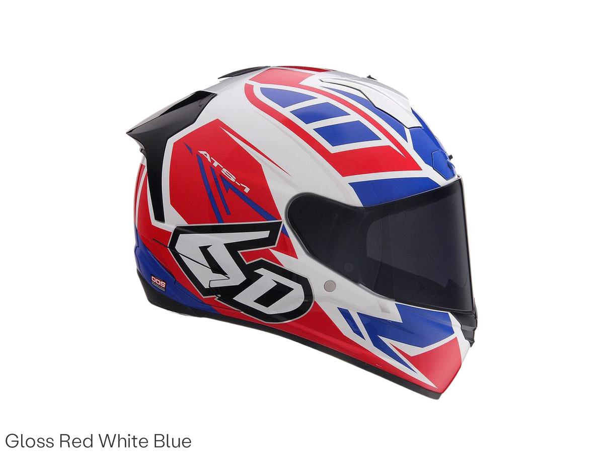 6D Helmet ATS-1R Rogue Motorradhelm – Mattrot-Grau – Größe S