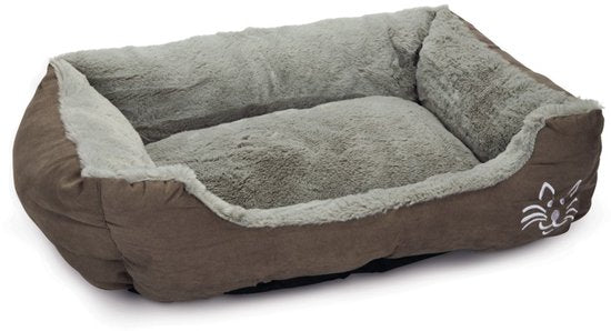 Beeztees Baboo – Katzenkorb – Grau – 48 x 37 x 18 cm