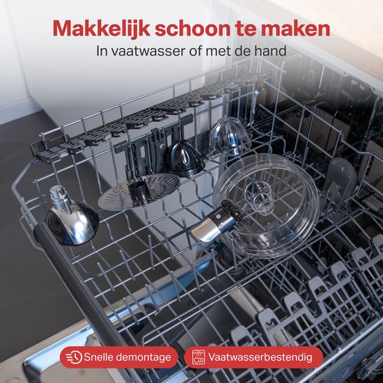 AoraKitchen Zitruspresse - Orangenpresse elektrisch - 600ML - Zitronenpresse - 160W - Saftpresse - 2 Presskegel