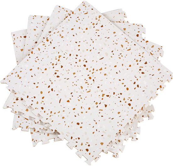 NilaFee™ – Spielmatte – Schaumstoff – Baby – Spielteppich – Krabbelmatte – 180 x 120 x 1,5 cm – Puzzlematte – Aufbewahrungstasche – Classic Sand