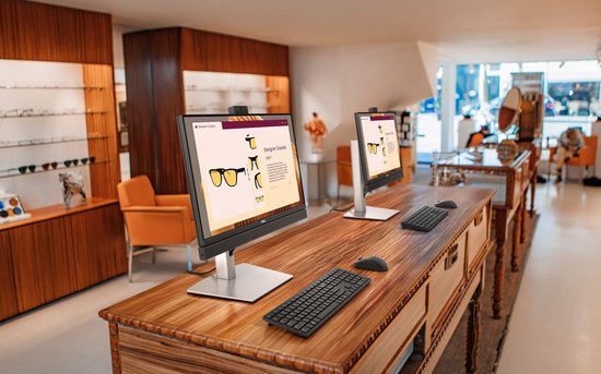 DELL Pro QC24251 – All-in-One-PC – 24 Zoll – Core i5 – 16 GB RAM – 512 GB SSD – Windows 11 Pro – Webcam, Lautsprecher und Mikrofon