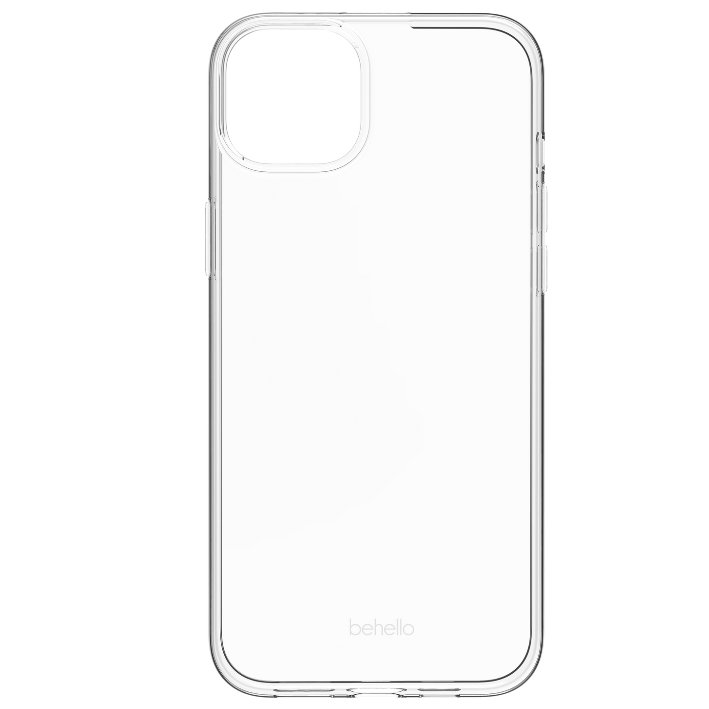 BeHello Handyhülle iPhone 15 Plus Dünne Gel-Hülle - Transparent