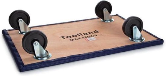 Toolland Möbelroller, mit 4 Lenkrollen, Tragkraft bis zu 400 kg, blau