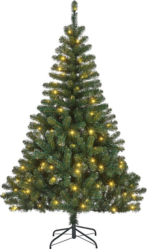 Black Box Trees Bedford Künstlicher Weihnachtsbaum mit LED-Lichtern - H185 x Ø110 cm - Grün