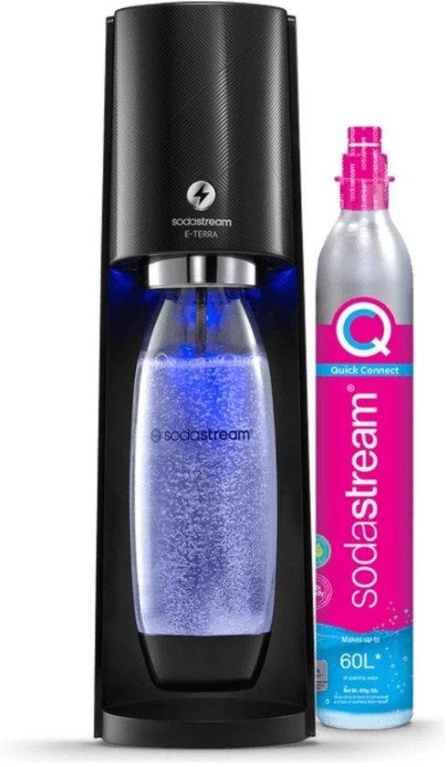 Sodastream Sprudelwassermaschine E-Terra Schwarz