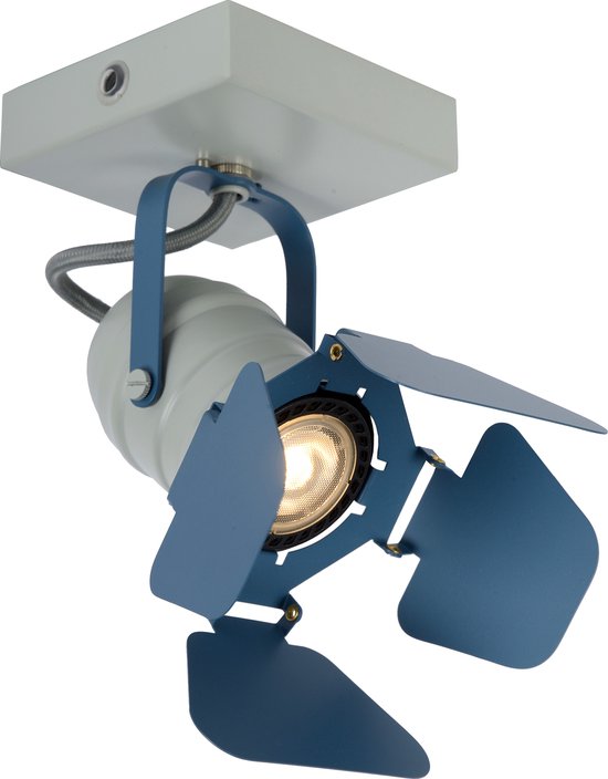 Lucide PICTO – Deckenstrahler (Deckenleuchte) für das Kinderzimmer – 1xGU10 – Blau