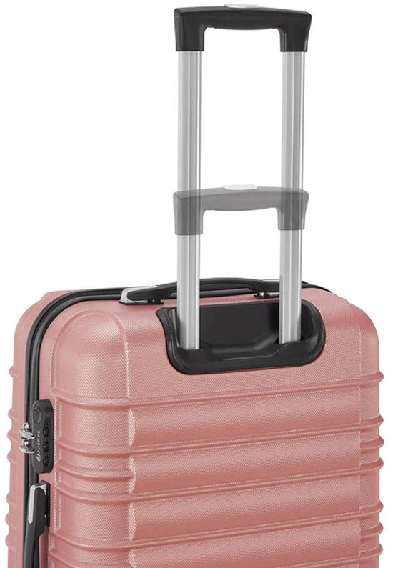 Hartschalenkoffer Set Rom - 3-teilig - ABS - Rosa