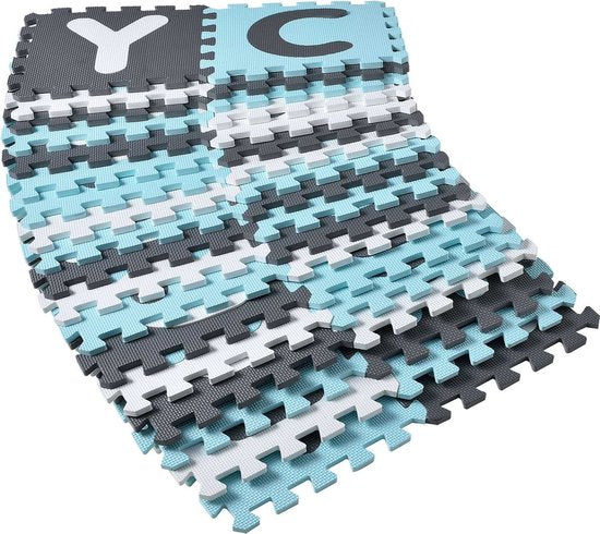 Kinder Puzzle Matte - Noah - 36-teilig - Bestehend aus Buchstaben & Zahlen