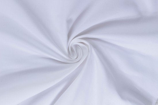 PHLOX Spannbetttuch – 100 % Baumwollsatin (300 TC) – Doppelbett 160 x 200 cm – Weich und hautfreundlich – Rundum-Gummizug – Weiß