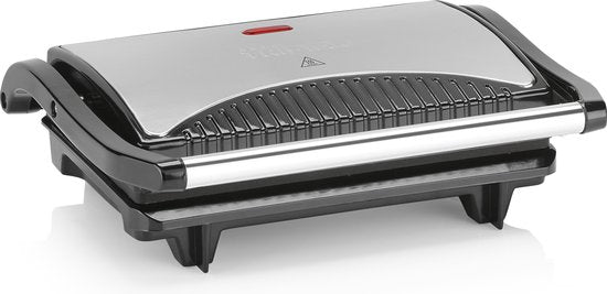 Tristar Kontaktgrill – GR-2846 – 700 W – Sandwichtoaster – 22,5 x 14 cm Grillfläche – Aluminium