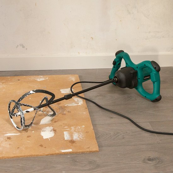 VONROC Farb-/Zementmischer - 1800W - 2 Geschwindigkeiten - 3m Gummikabel - Inkl. Rührer 140x600MM