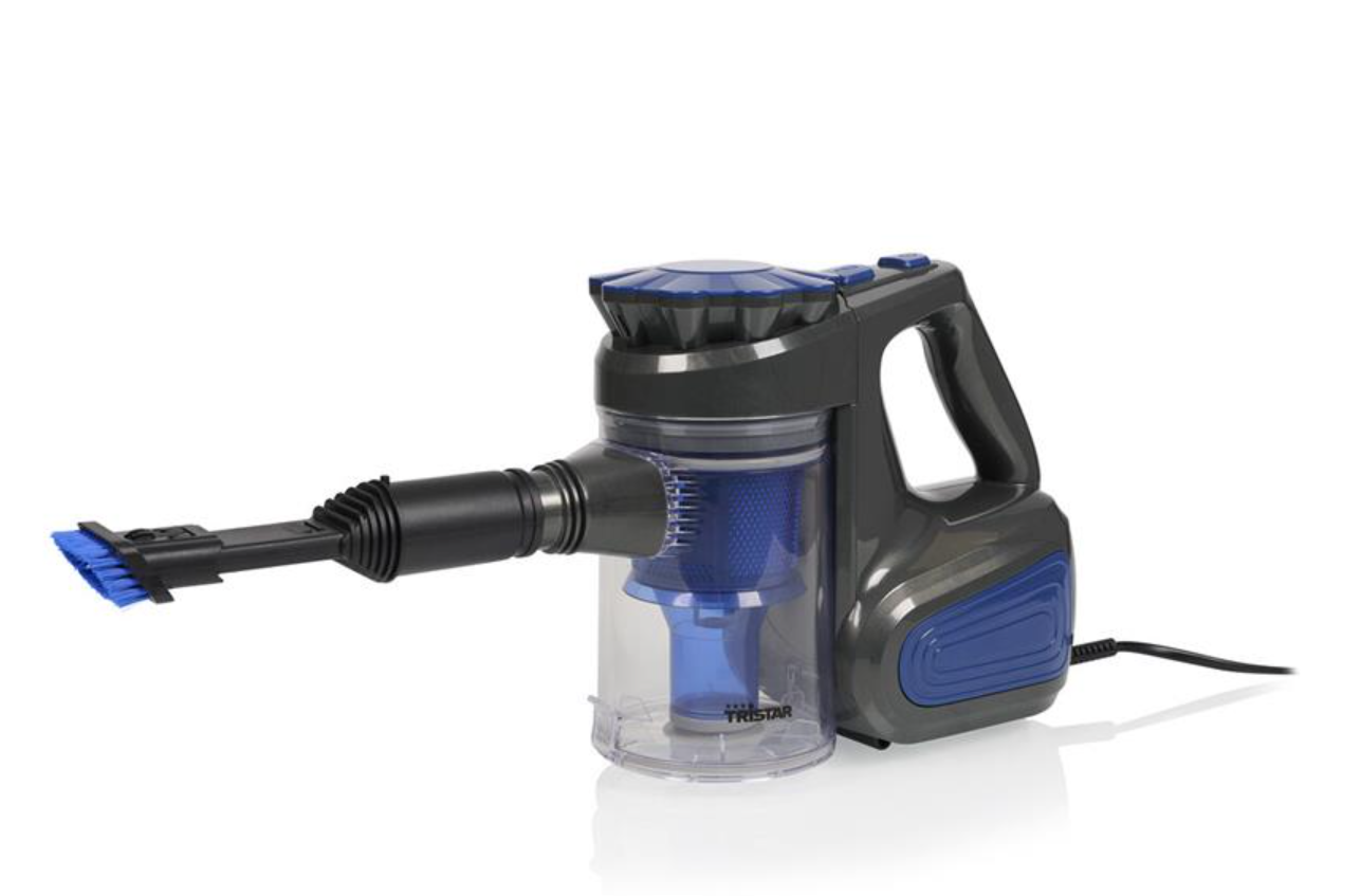 Princess Staubsauger 339660 – 2-in-1-Handstaubsauger – 600 W – Fugensauger – 5 Meter Kabel – Blau