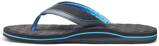Reef The Ripper Herren-Flip-Flops – Schwarz/Blau – Größe 43
