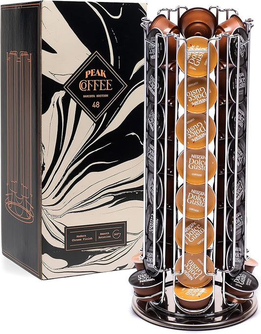 Peak Coffee Revolving Pod Holder - 20 x 20 x 41 cm -.