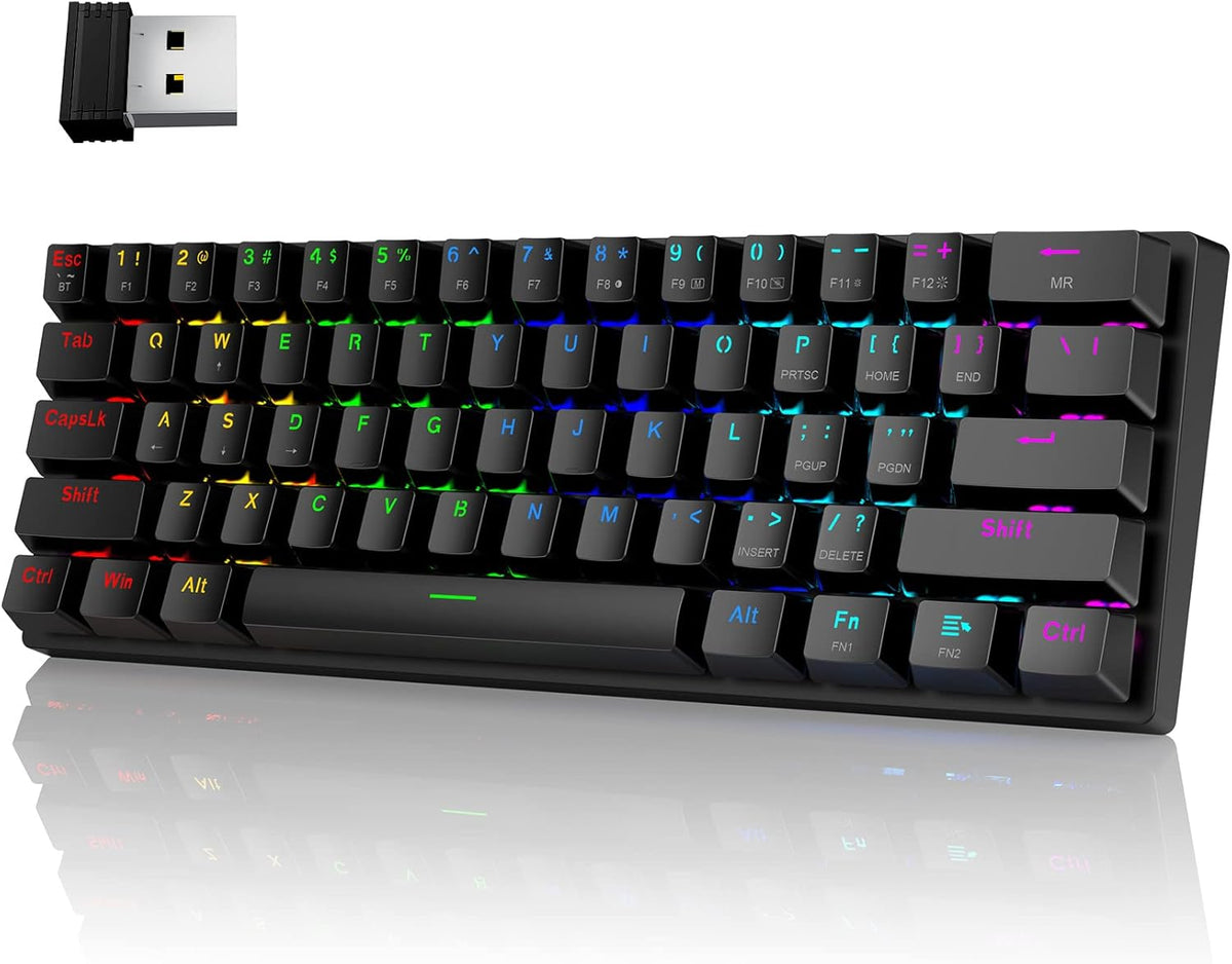 ET mechanische Tastatur mit Maus – 60 % – QWERTY US