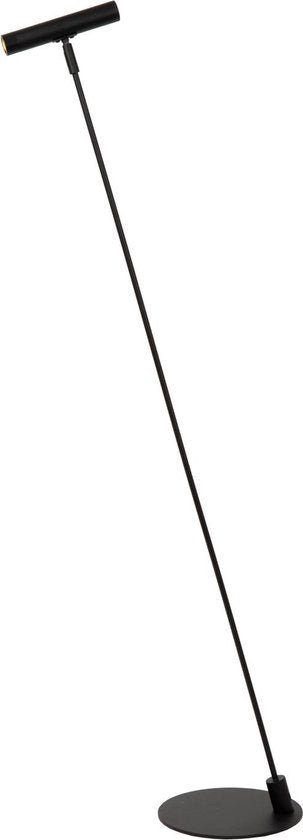 Lucide ALEC – Stehlampe – LED 3-Stufen-Dimmer – G9 – 1x3W 2700K – Inklusive austauschbarer Ringe – Schwarz