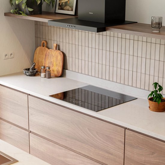 Inventum IKI6028 Einbau-Induktionskochfeld 60 cm – 1- oder 2-phasig – 4 Kochzonen – Boost – Timer – Kindersicherung – Randlos – Elektrisches Kochfeld mit 4 Kochstellen – Schwarz