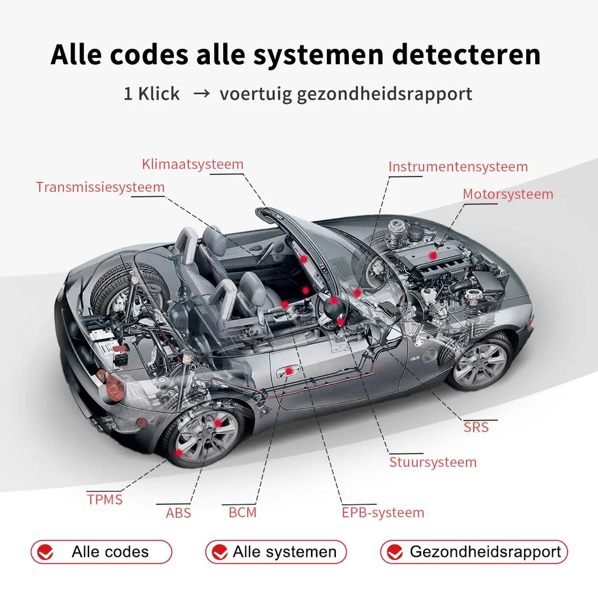 MUCAR BT200 Pro OBD2-Scanner mit Bluetooth, lebenslang kostenlose Vollsystemdiagnose, 15 Reset-Dienste (1 Jahr kostenlos), alle OBD2-Funktionen, kompatibel mit über 128 Automarken, für iOS und Android