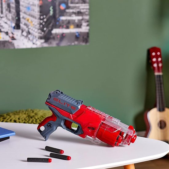 NERF Elite Disruptor – Transparent/Rot
